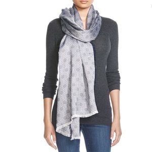 Tory Burch Mosaic Logo Jacquard Scarf